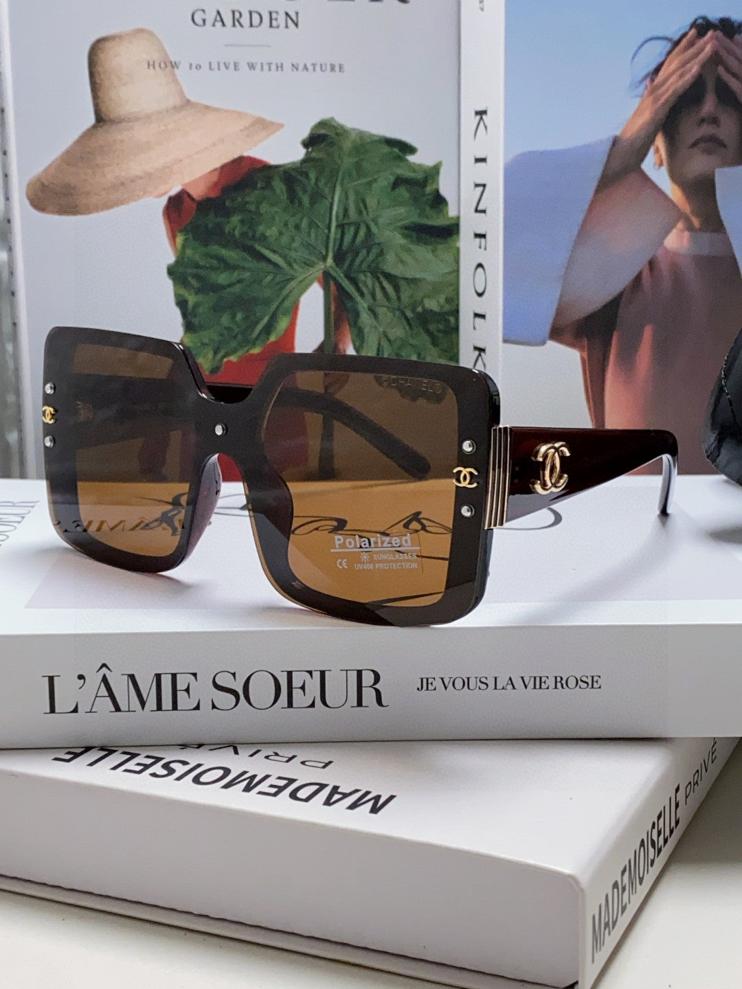CHANEL 26S OVERSIZED SQUARE SHAPE IN ACETATE 399827