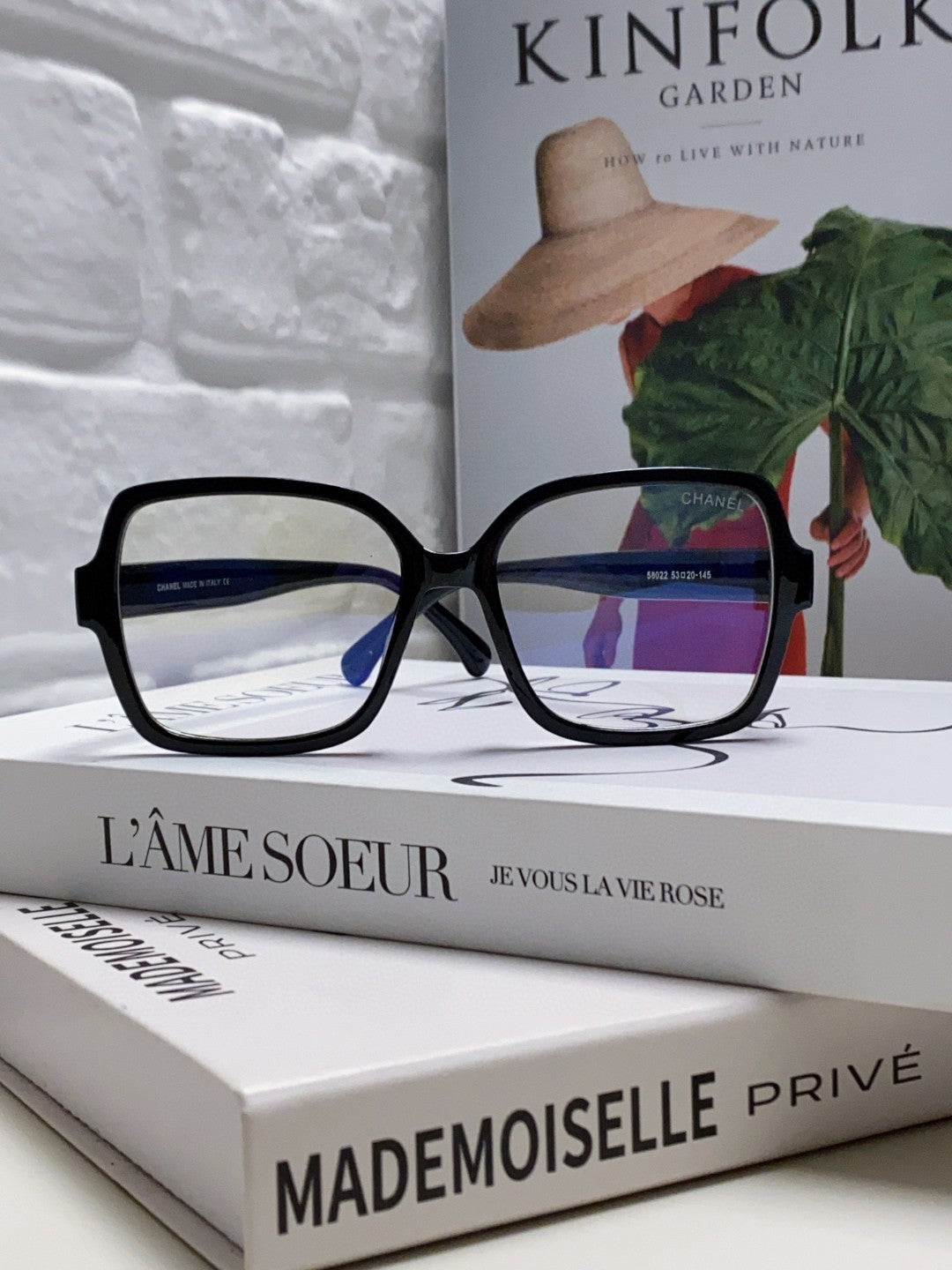 CHANEL 26S RECTANGULAR FRAMES IN ACETATE 399848