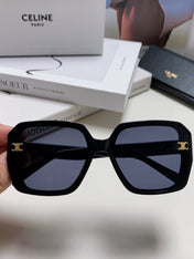 TRIOMPHE SUNGLASSES 548595 IN BLACK ACETATE