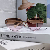LOGO SUNGLASSES 513011 IN WHITE ACETATE