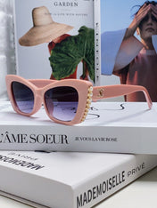 CHANEL 26S SHARP CAT EYE FRAME IN PINK ACETATE 404639
