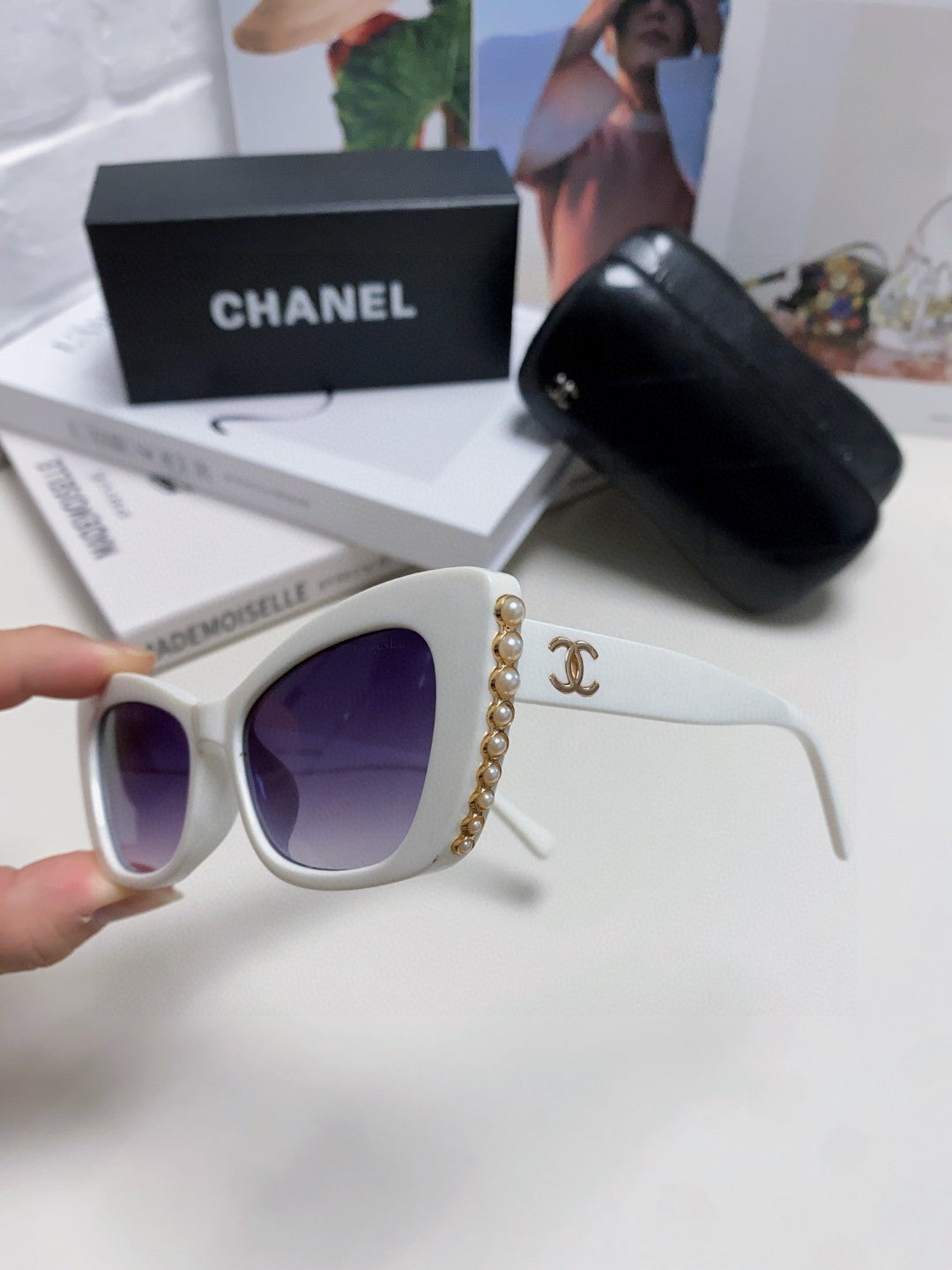 CHANEL 26S SHARP CAT EYE FRAME IN ACETATE 404641