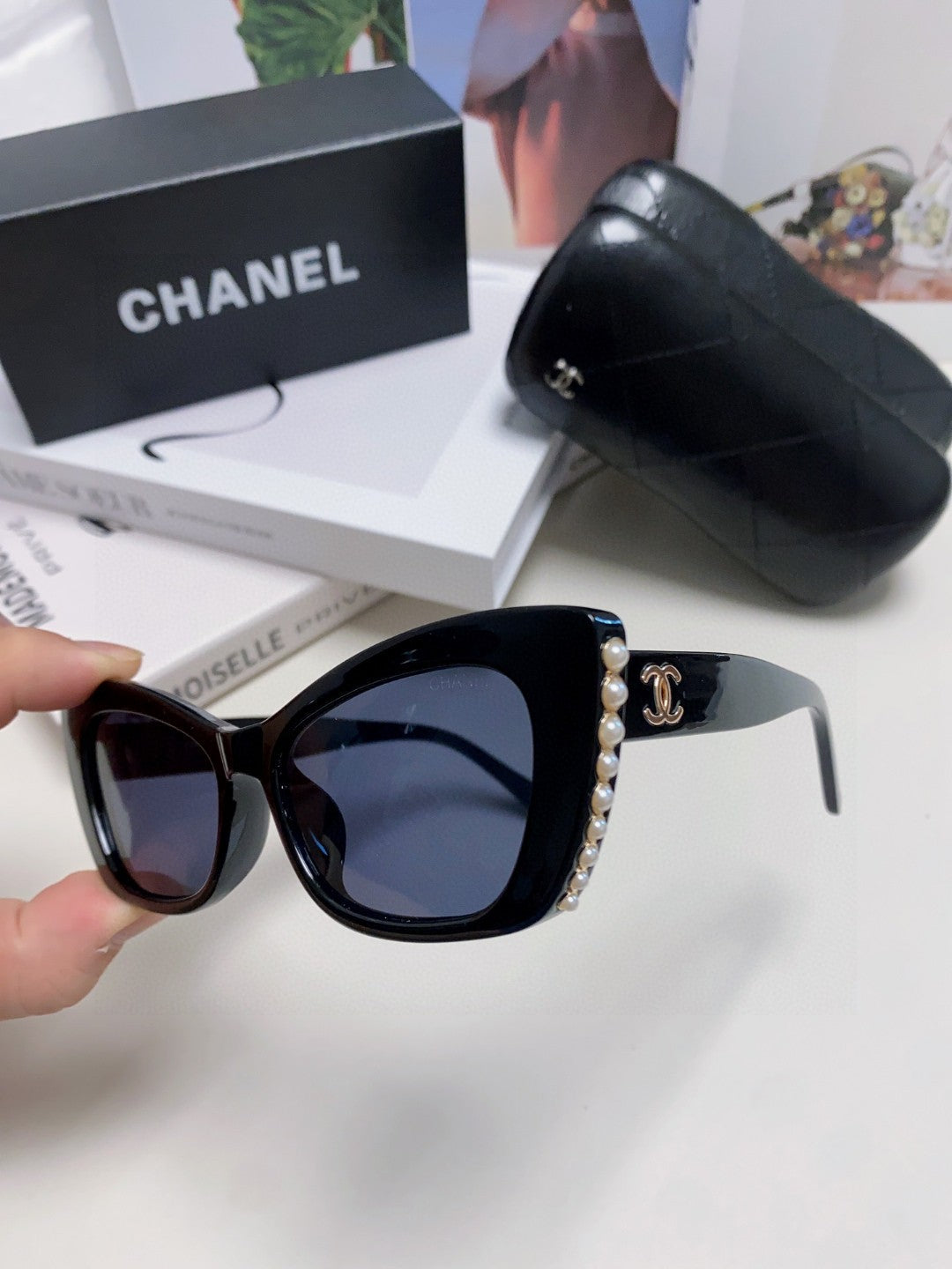 CHANEL 26S SHARP CAT EYE FRAME IN ACETATE 404642