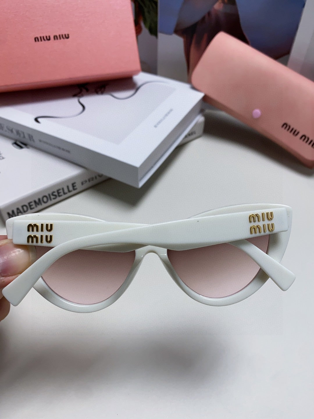 MIUMIU 26S CAT EYE FRAME IN ACETATE 439507