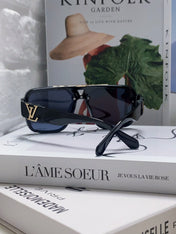 EVIDENCE SUNGLASSES 574719 IN BLACK ACETATE