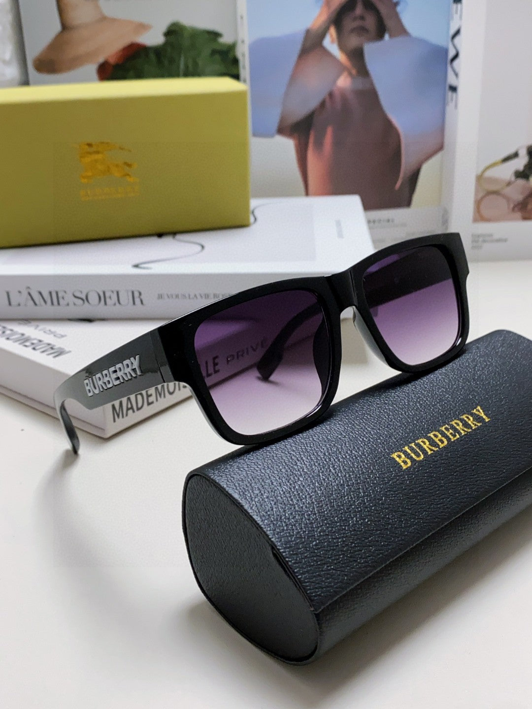 BURBERRY 26S SQUARE FRAME IN ACETATE 417204