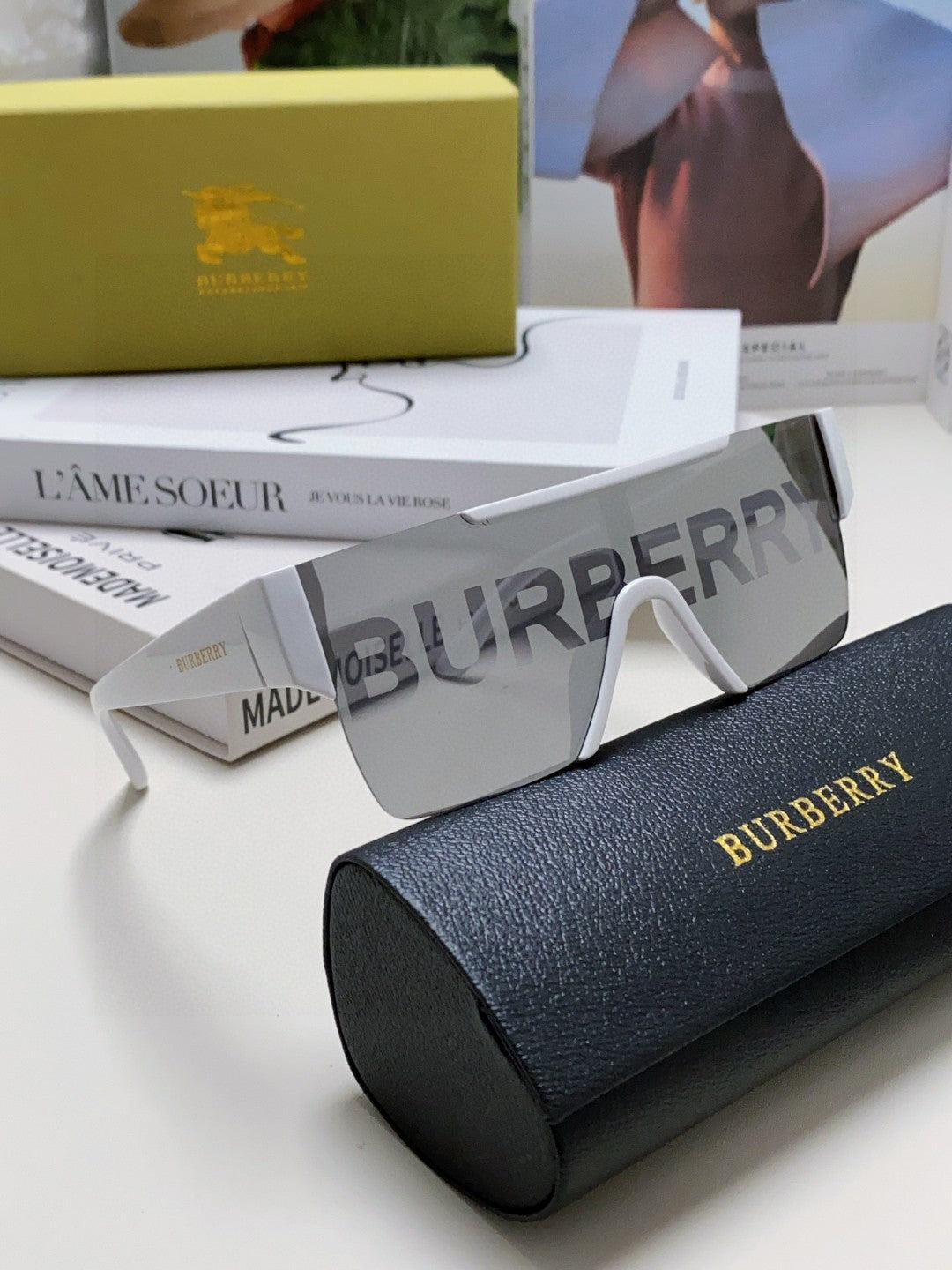 BURBERRY 26S SHIELD FRAME IN ACETATE 417208
