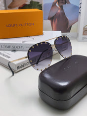 PARTY PILOT SUNGLASSES 567465 IN GOLD METAL GREY SMOKE LENSES
