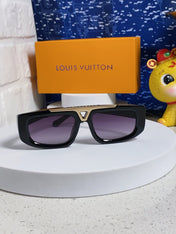 CLASH PILOT SUNGLASSES 567480 IN BLACK ACTETE GOLD METAL
