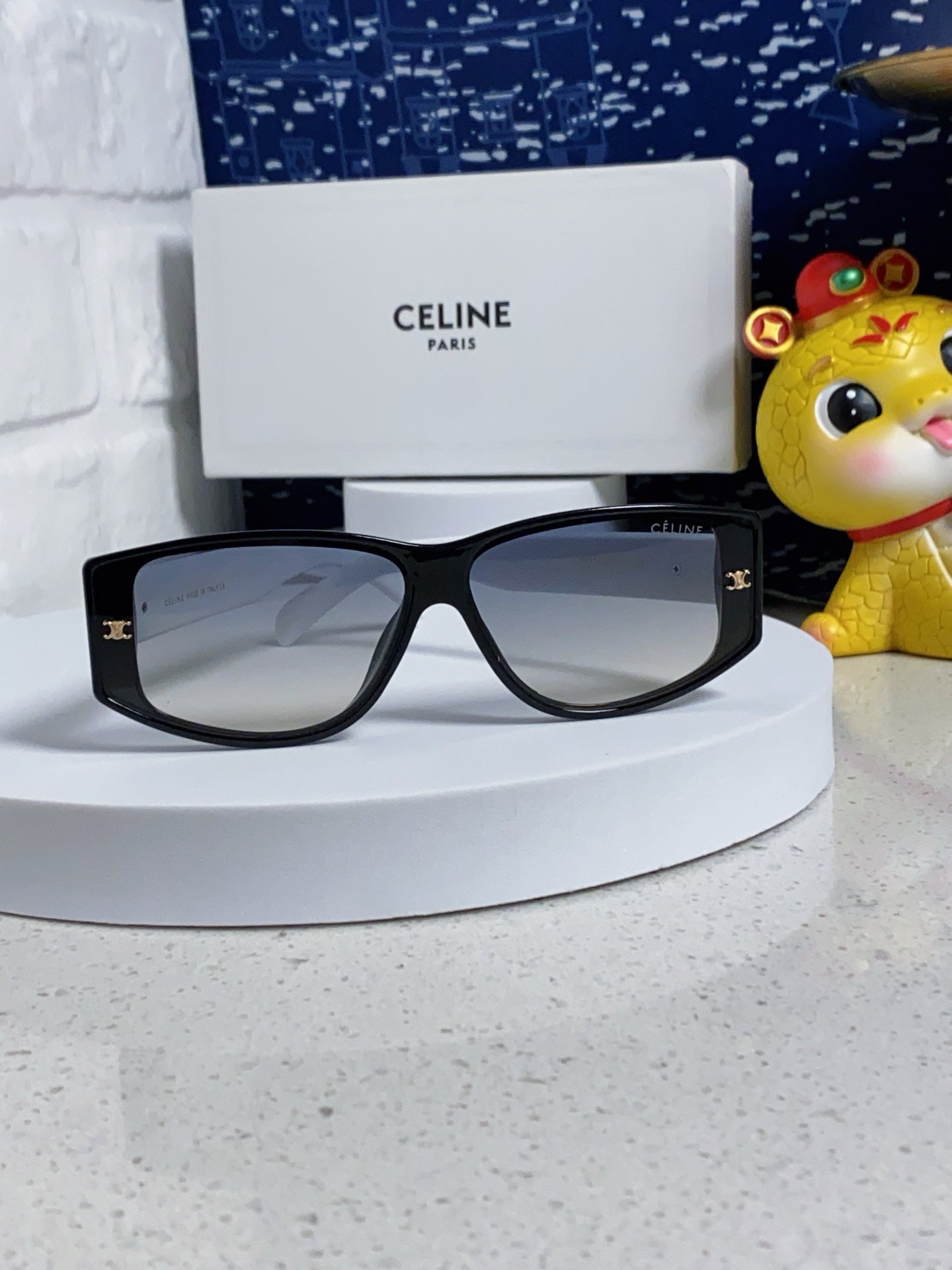 CELINE 26S SQUARE FRAME IN ACETATE 420535