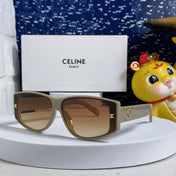 TRIOMPHE SUNGLASS 533218 IN IVORY ACETATE CAMEL LENSES