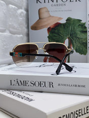 AVIATOR FRAME SUNGLASSES 570223 IN METAL