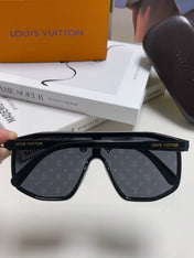 WAIMEA SUNGLASSES 570268 IN BLACK ACETATE MONOGRAM ON LENS