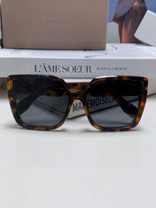 LADY 95.22 S2F SUNGLASS 571585 IN HAVANA ACETATE GREY LENSES