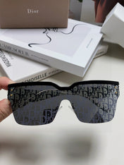 OBLIQUE SUNGLASS 571598 IN BLACK ACETATE