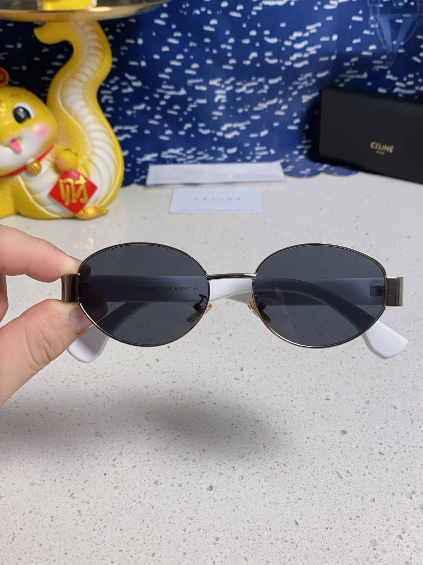 CELINE 26S SHIELD FRAME IN METAL 426338