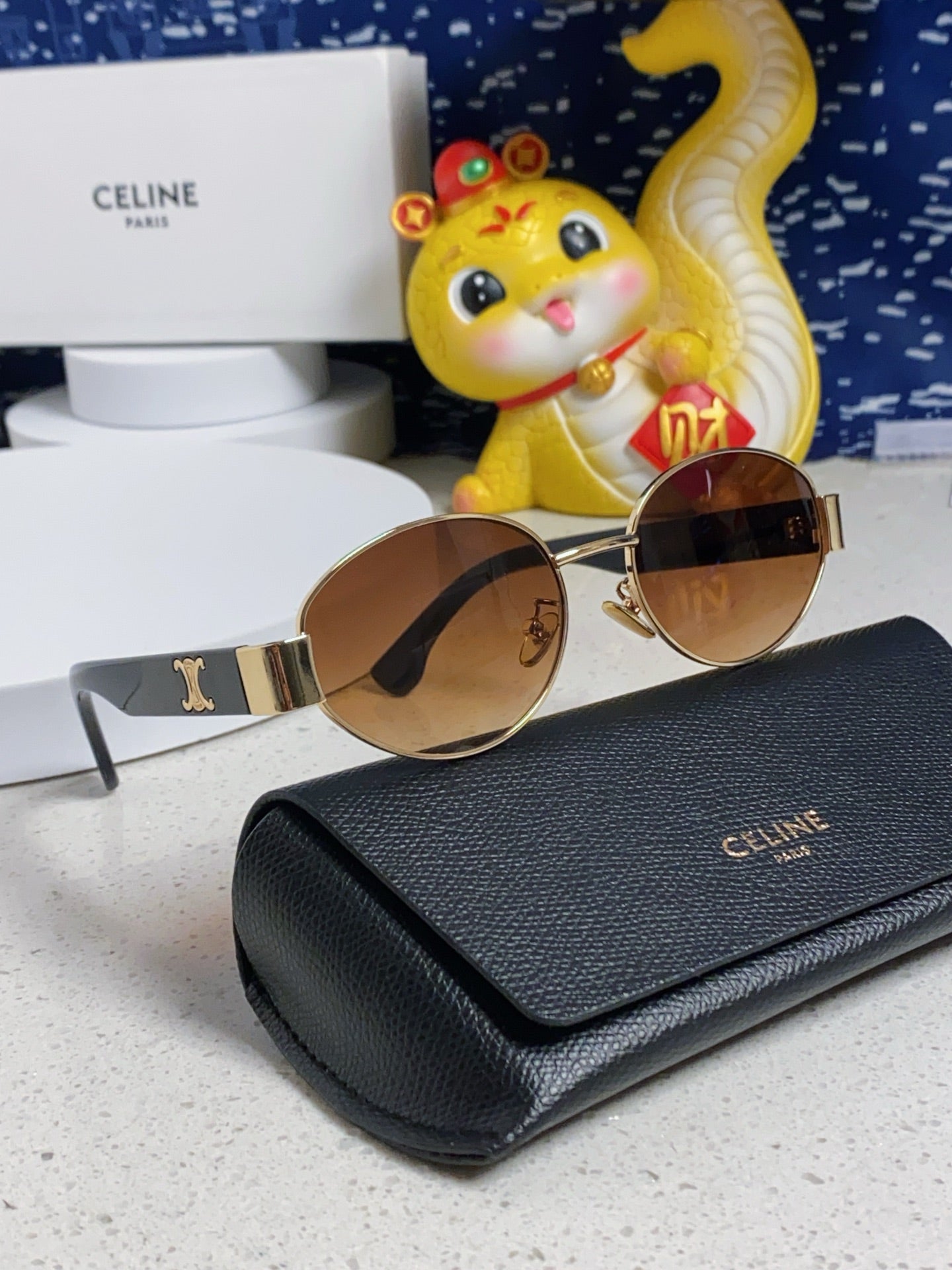 CELINE 26S SHIELD FRAME IN METAL 426339
