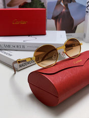 CARTIER 26S ROUND FRAME IN METAL 443354