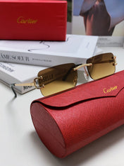 CARTIER 26S RECTANGULAR FRAME IN METAL 443359