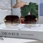 CARTIER 26S GEOMETRIC HEXAGONAL FRAME IN METAL 443367