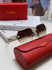 CARTIER 26S GEOMETRIC HEXAGONAL FRAME IN METAL 443367