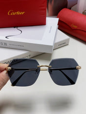 CARTIER 26S GEOMETRIC HEXAGONAL FRAME IN METAL 443368