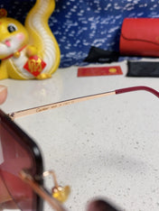 CARTIER 26S RIMLESS RECTANGULAR FRAME IN METAL 435995