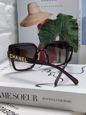 SQUARE SUNGLASSES 638797 IN ACETATE