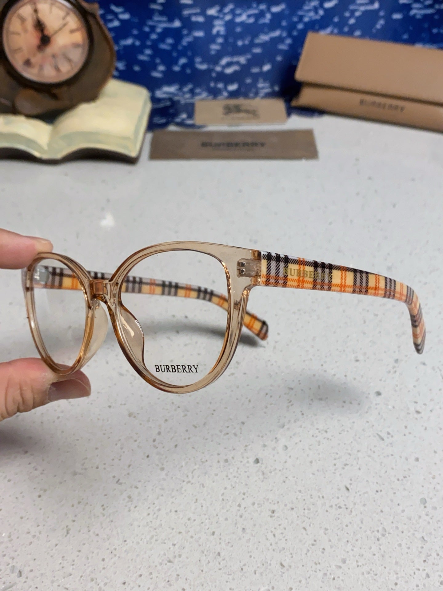 BURBERRY 26S CAT EYE FRAME IN ACETATE 418961