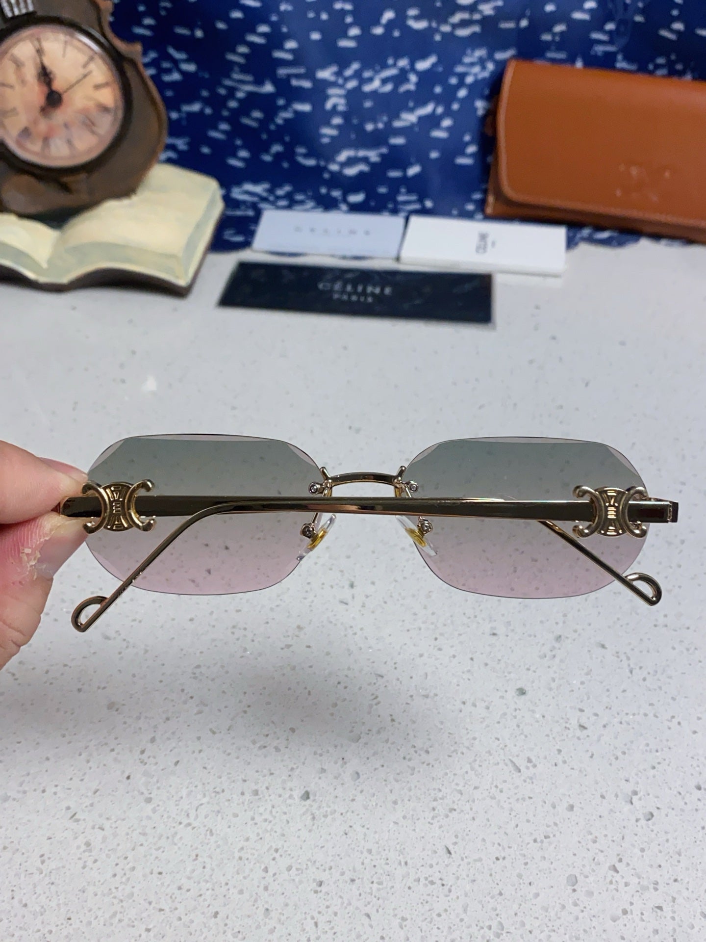 CELINE 26S SHIELD FRAME IN METAL 426361
