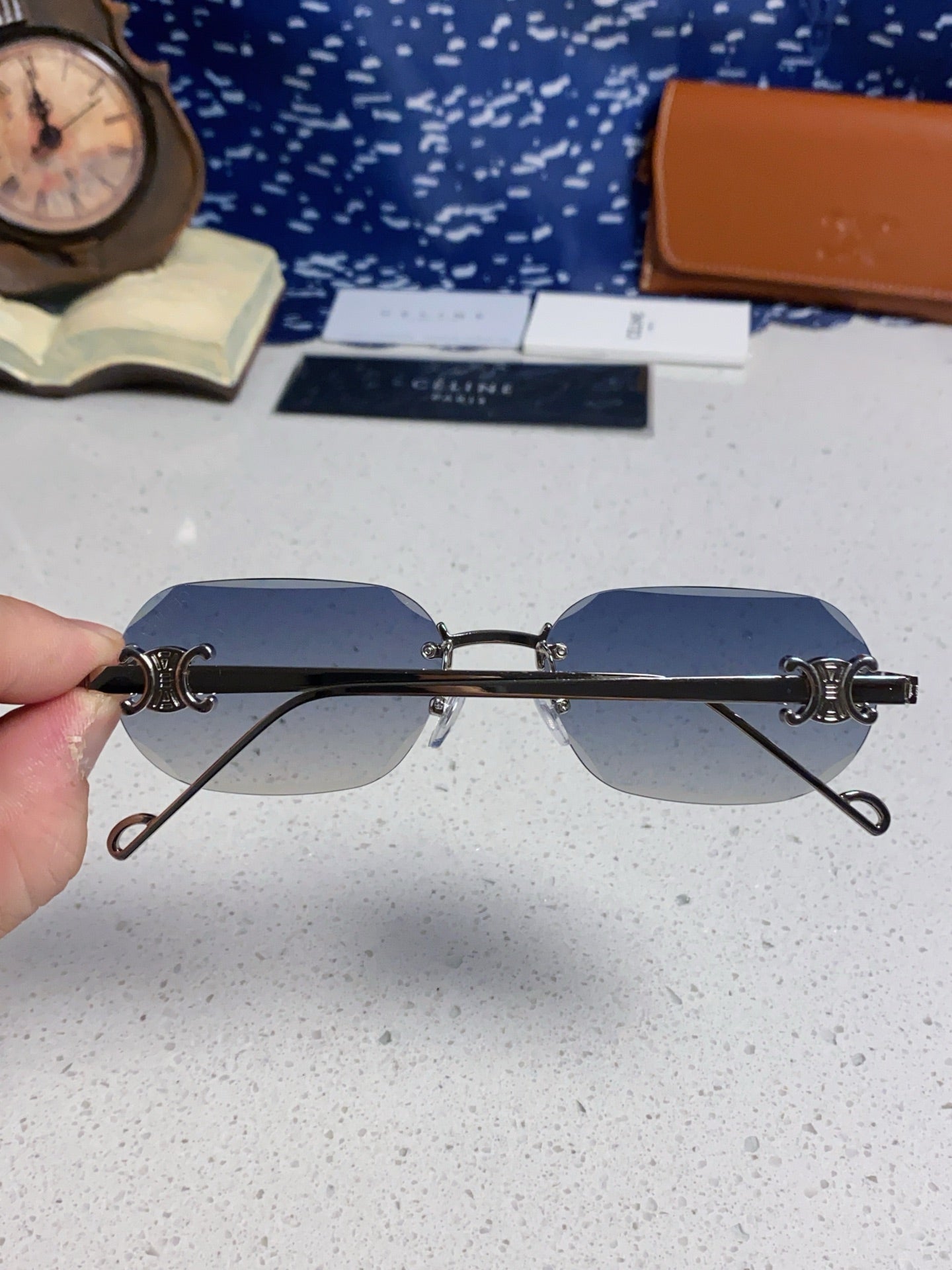 CELINE 26S SHIELD FRAME IN METAL 426362