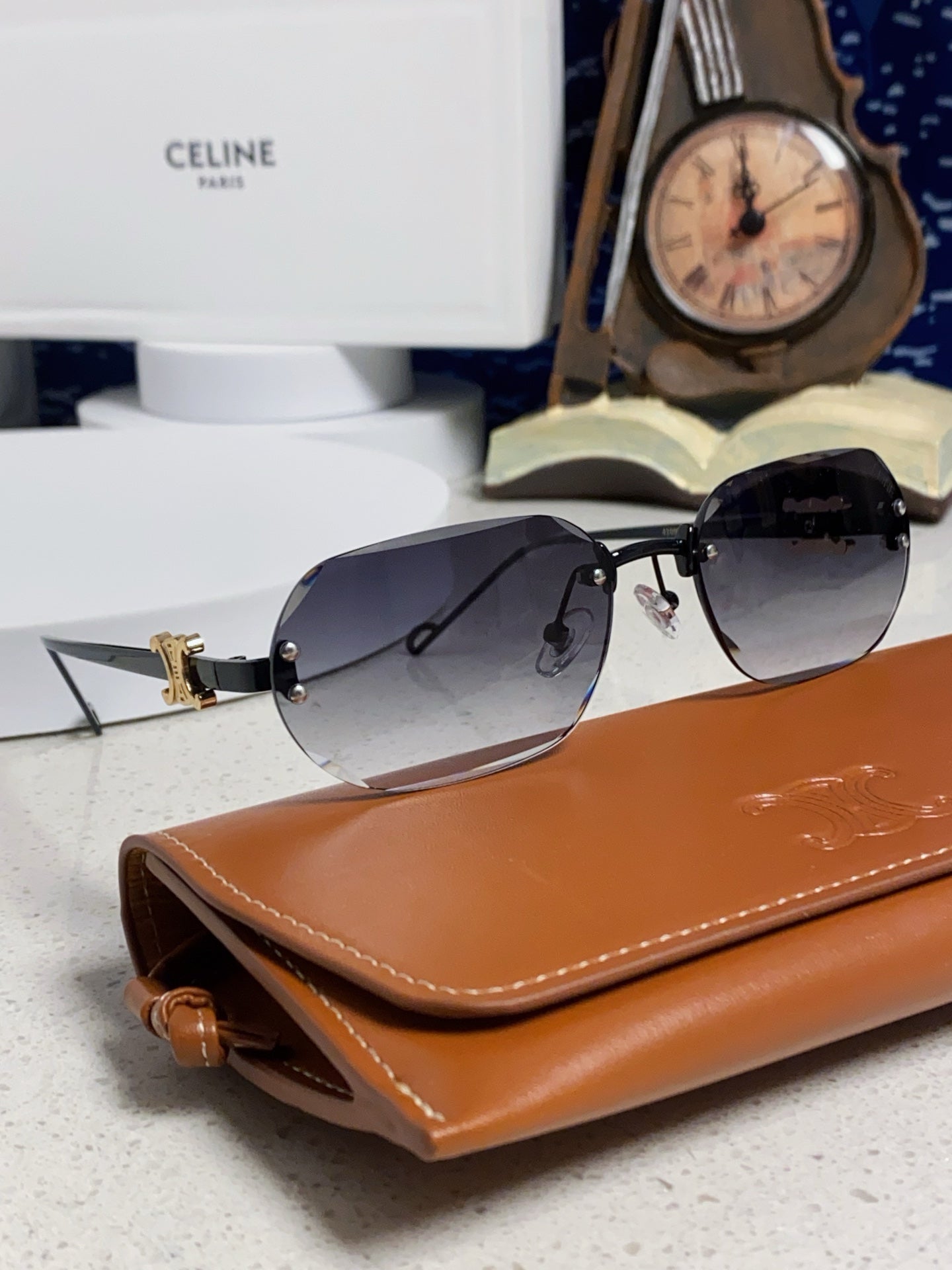 CELINE 26S SHIELD FRAME IN METAL 426363