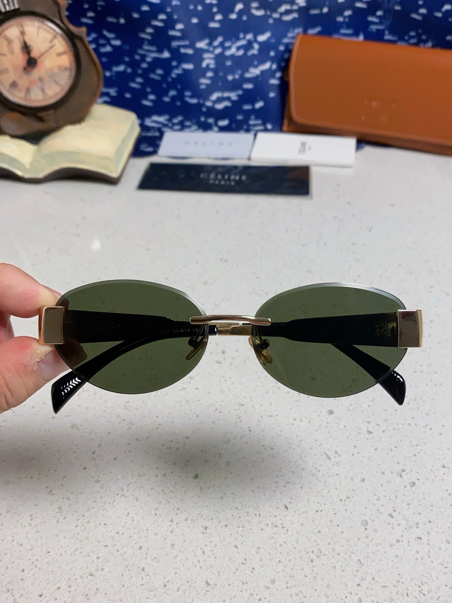 CELINE 26S SHIELD FRAME IN METAL 426369