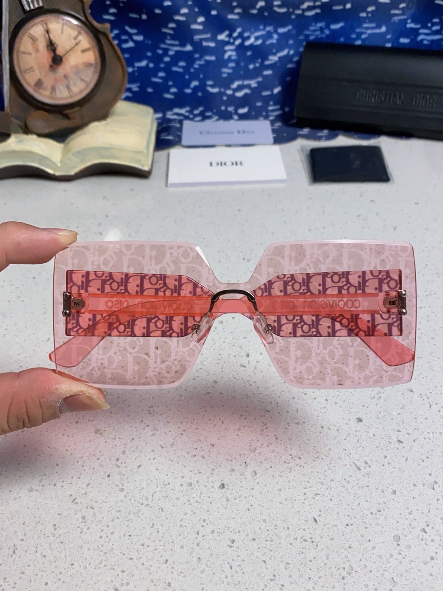 DIOR 26S SQUARE MASK FRAME IN ACETATE 408249