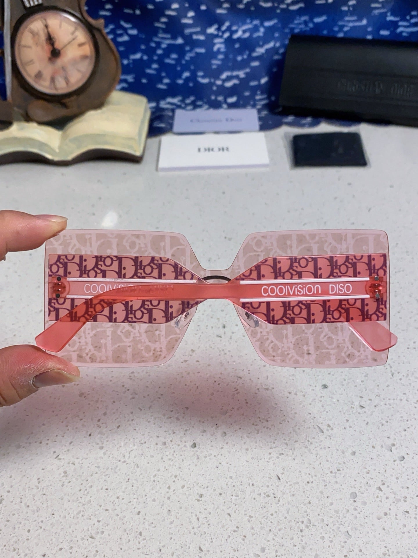 DIOR 26S SQUARE MASK FRAME IN ACETATE 408249