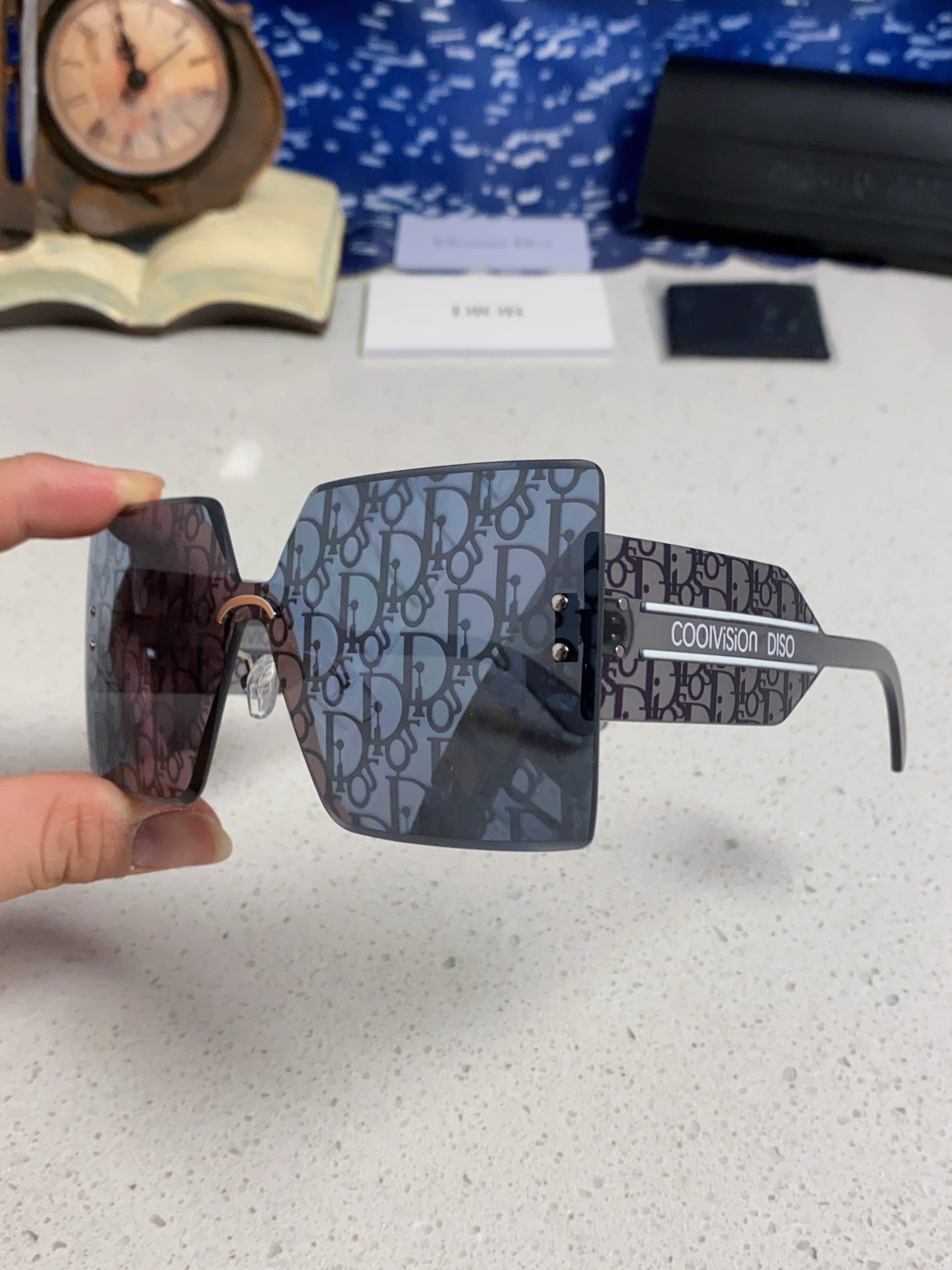 DIOR 26S SQUARE MASK FRAME IN ACETATE 408250