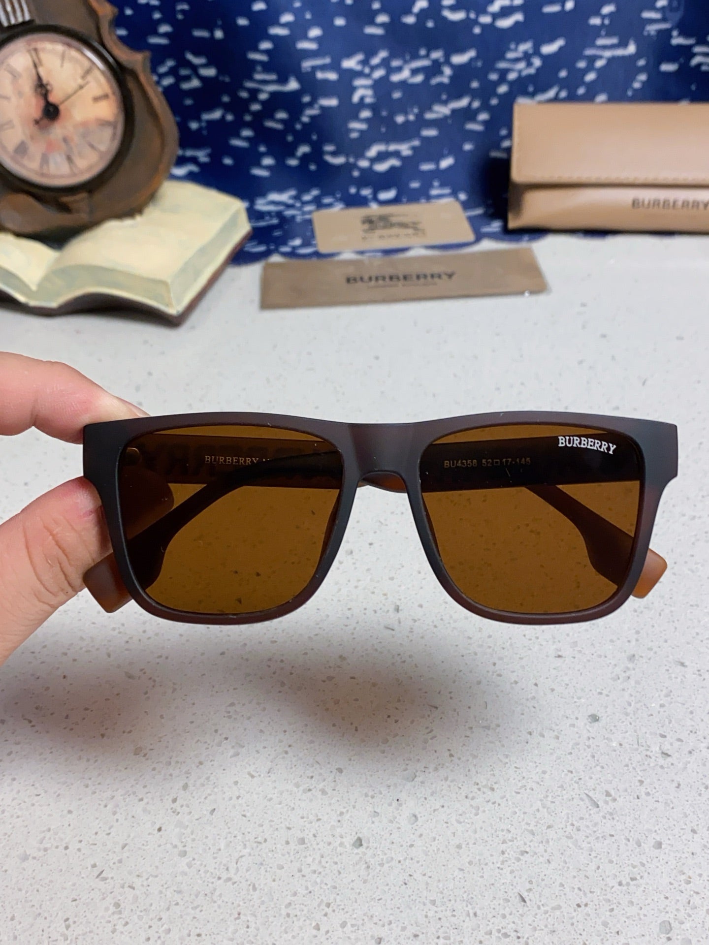 BURBERRY 26S SQUARE FRAME IN ACETATE 404736