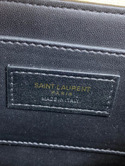 SOLFERINO SMALL SATCHEL 19 IN CANARY YELLOW CALFSKIN GOLD HARDWARE