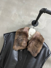 YSL 25S LEATHER VEST STYLE 144