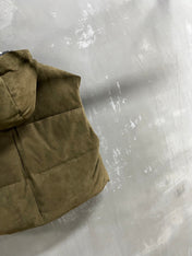 PRADA 25S SUEDE DOWN VEST 386