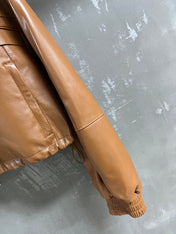 PRADA 26S LEATHER JACKET 1120