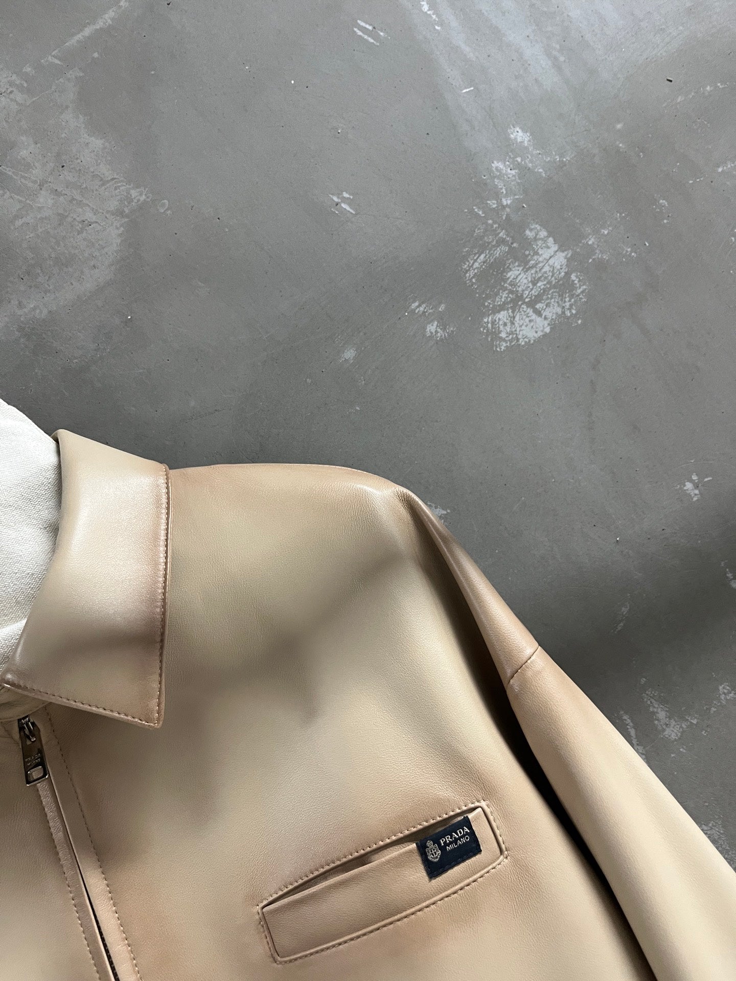 PRADA 26S LEATHER JACKET 1100