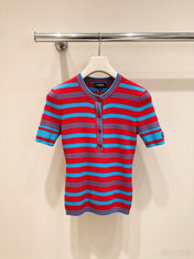 CHANEL 26S SHORT-SLEEVE KNIT TOP 1383
