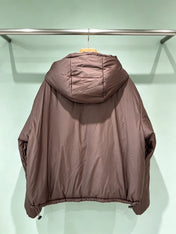 MIUMIU 26S HOODED PUFFER JACKET 1558