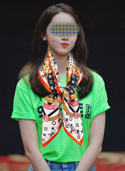 LV SCARF 90 CM IN SILK 729071