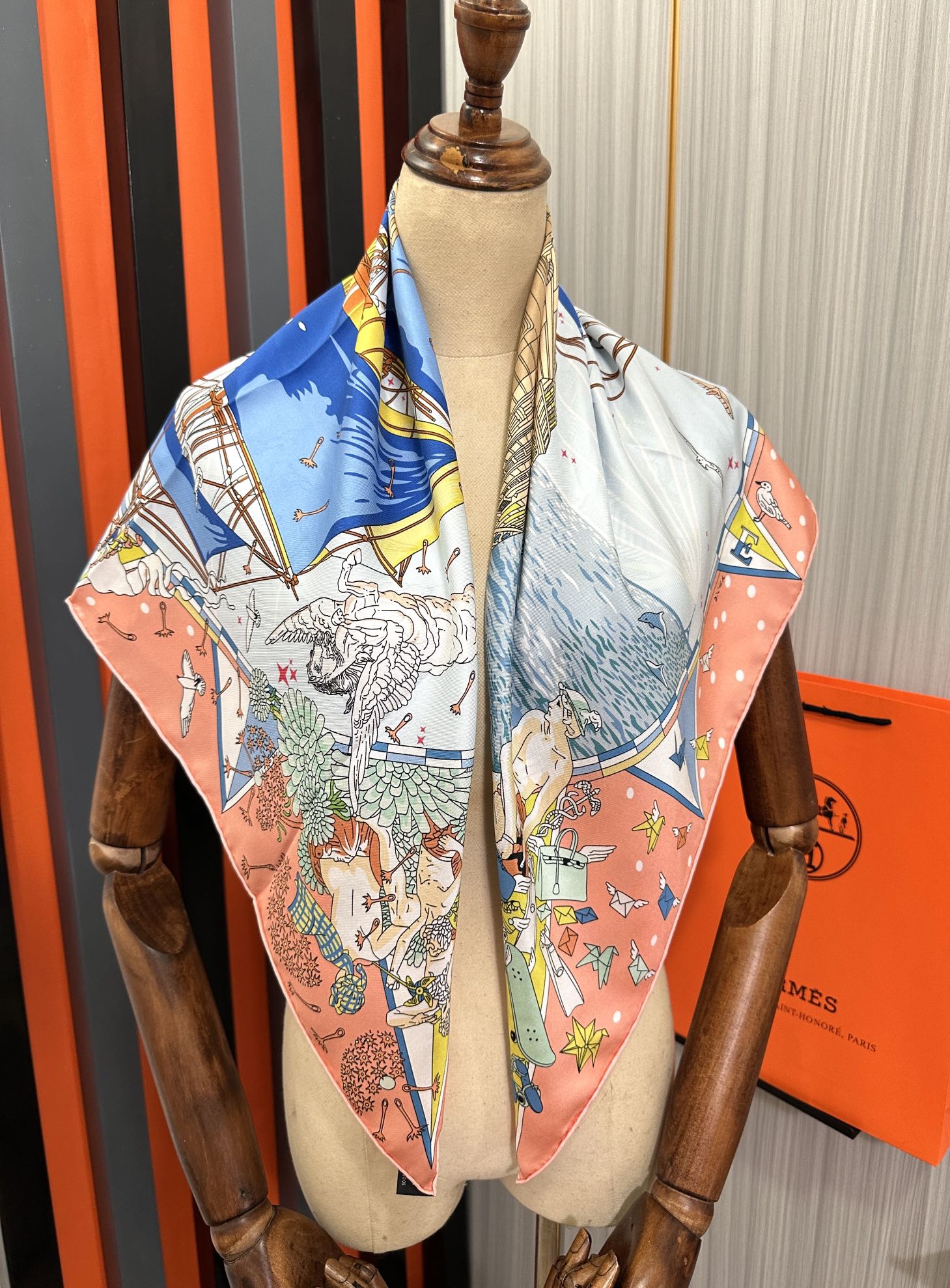 HERMES 25S SCARF 90 IN SILK 730532