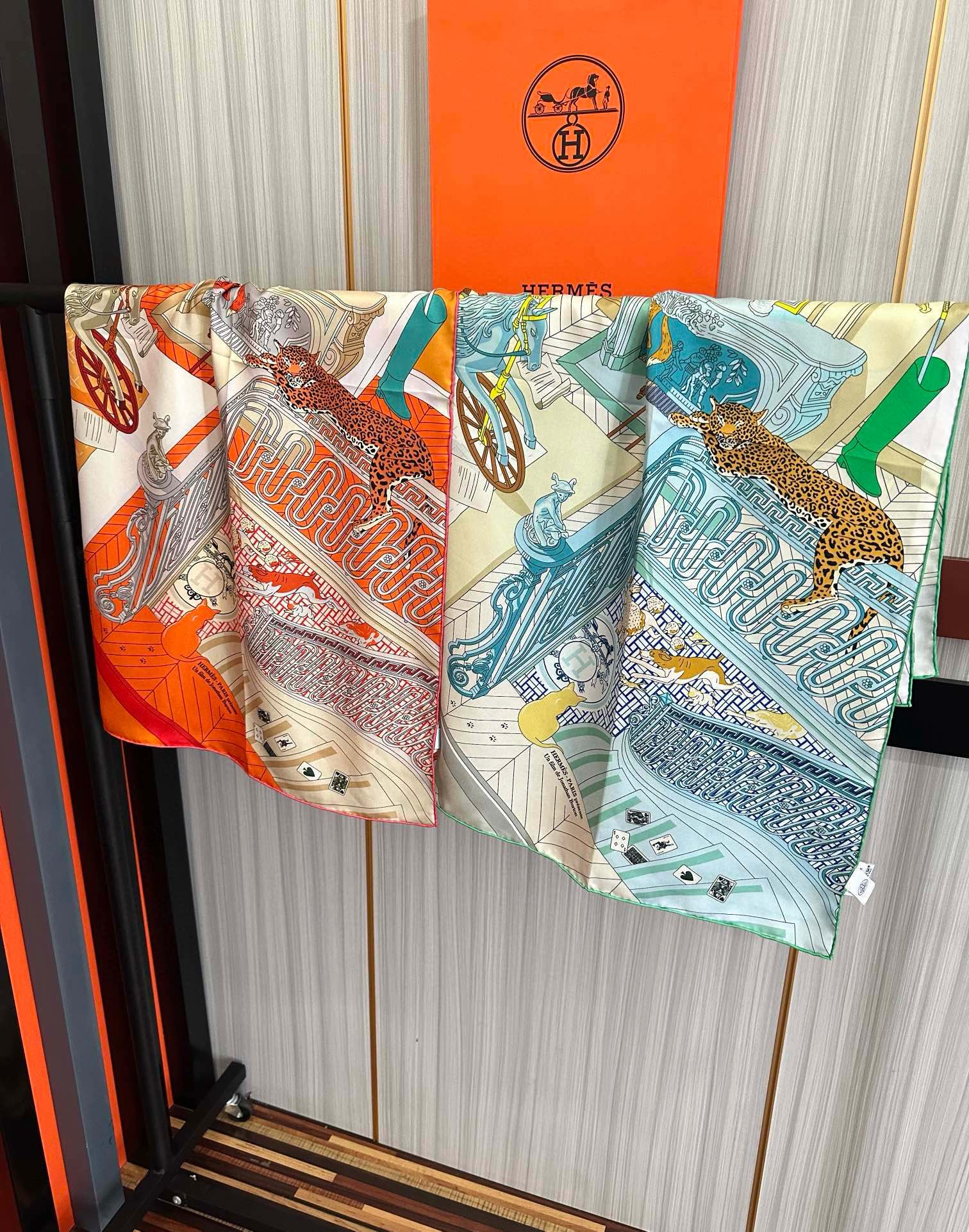 HERMES 25S SCARF 90 IN SILK 733849