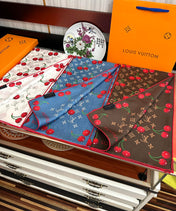 LV SCARF 90 CM IN SILK 03