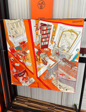 HERMES 26S SCARF 90 IN SILK 303324