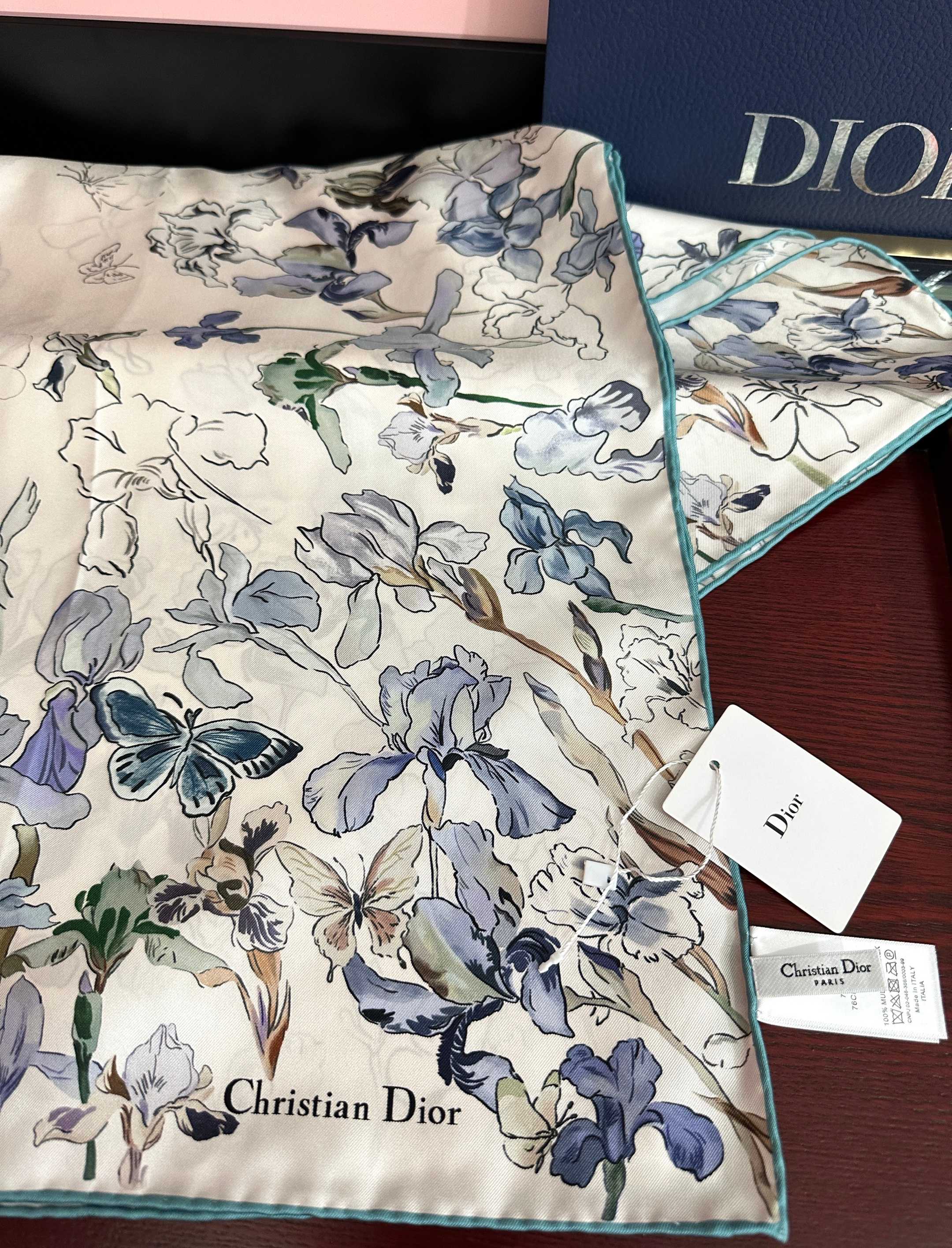 DIOR 26S SCARF 90 IN SILK 432349